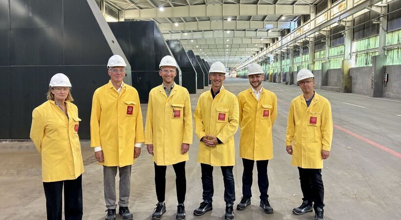 A new recycling facility now covers a third of the Rheinwork site in Germany.