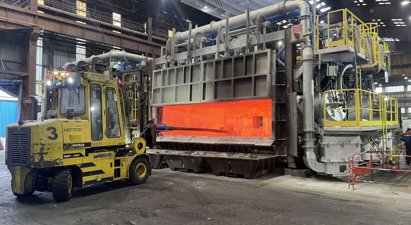 The plant specialises in high-quality aluminium wire for the energy and automotive industries.
