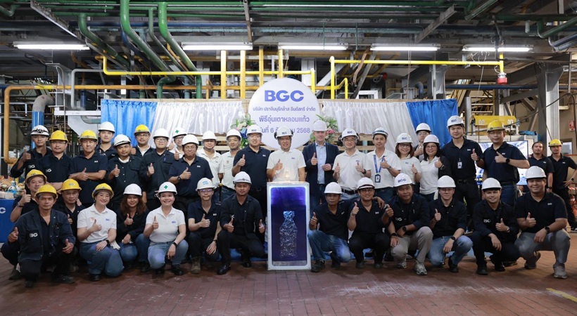 The heating ceremony for BGC affiliate company Prachinburi Glass Industry (PGI)'s furnace, built by Sorg.